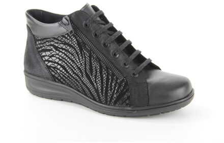 Solidus 29007-00999-k dames veterboots sportief Zwart - 42