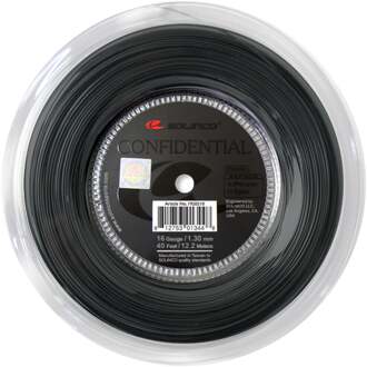 Solinco Confidential Rol Snaren 200m-Zwart - 1.15,1.20,1.25,1.30