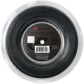 Solinco Confidential Rol Snaren 200m-Zwart - 1.20