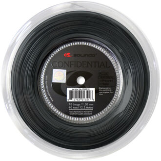 Solinco Confidential Rol Snaren 200m-Zwart - 1.25,1.30