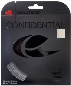 Solinco Confidential Set Snaren 12,2m donkergrijs - 1.20,1.25,1.30