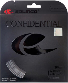 Solinco Confidential Set Snaren 12,2m-Donkergrijs - 1.20,1.25
