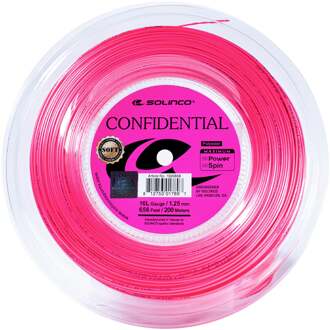 Solinco Confidential Soft  Rol snaren 200m roze - 1.25