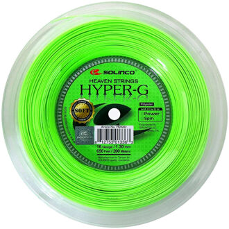 Solinco Hyper-G Soft Rol Snaren 200m-Groen - 1.30