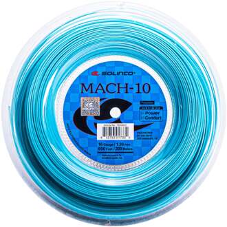 Solinco Mach 10 Rol Snaren 200m-Blauw - 1.15,1.20,1.25,1.30