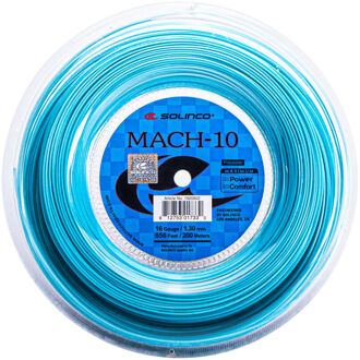 Solinco Mach 10 Rol Snaren 200m-Blauw - 1.20,1.25,1.30