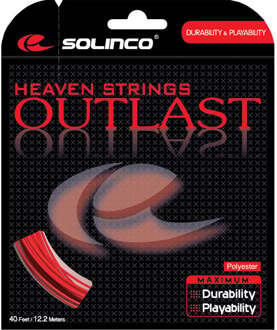 Solinco Outlast Set Snaren 12,2m-Rood - 1.20