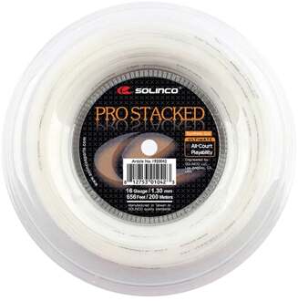 Solinco Pro-Stacked Rol Snaren 200m-Wit - 1.20