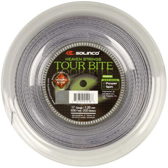 Solinco Tour Bite Diamond Rough Rol Snaren 200m zilver - 1.20,1.25
