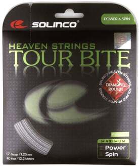 Solinco Tour Bite Diamond Rough Set Snaren 12,2m-Zilver - 1.25,1.30
