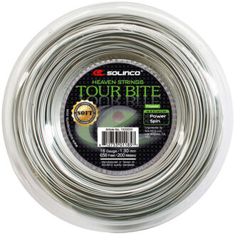 Solinco Tour Bite Soft Snaren 200m - Zilver