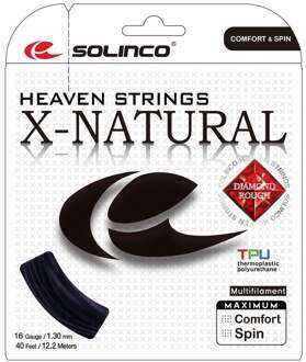 Solinco X-Natural Set Snaren 12,2m zwart - 1.20,1.30
