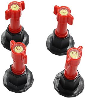 SOLLED niveau wiggen tegel spacers voor Vloeren Wandtegel carrel-leeftijd Leveling Systeem carrelage Leveling Leveler Locator Spacers Rood