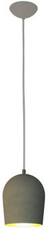 Solo Glo12 hanglamp beton betongrijs, bladgoud