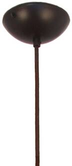 Solo hanglamp Ui bruin-zwart 16cm