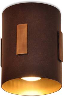 Solo plafondlamp bruin/zwart/goud bruinzwart, goud