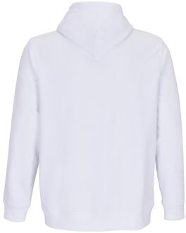 Sols Calipso Full Zip Hoodie voor volwassenen (Wit) - S