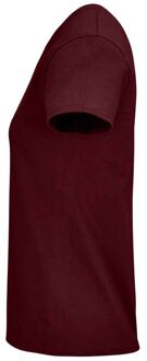Sols Dames/dames Crusader Organisch T-shirt (Bourgondië) Bourgogne