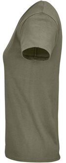 Sols Dames/dames Crusader Organisch T-shirt (Khaki) Kaki - 2XL
