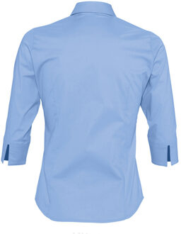Sols Dames/dames Effect 3/4 mouw passend werkoverhemd (Heldere lucht) Blauw - S