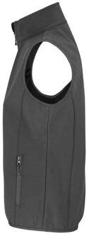 Sols Dames/dames Falcon Softshell gerecyclede bodywarmer (Houtskool)
