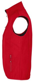 Sols Dames/dames Falcon Softshell gerecyclede bodywarmer (Peperrood)