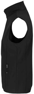Sols Dames/dames Falcon Softshell gerecyclede bodywarmer (Zwart) - M
