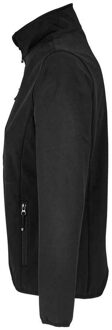 Sols Dames/Dames Falcon Softshell gerecyclede Soft Shell jas (Zwart) - XL