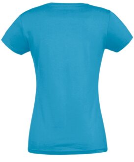 Sols Dames/dames Imperial Heavy Short Sleeve T-Shirt (Aqua) - maat 2XL Blauw