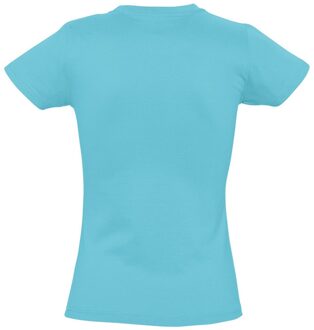 Sols Dames/dames Imperial Heavy Short Sleeve T-Shirt (Blauw Atol) - L