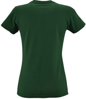 Sols Dames/dames Imperial Heavy Short Sleeve T-Shirt (Fles groen) - 2XL