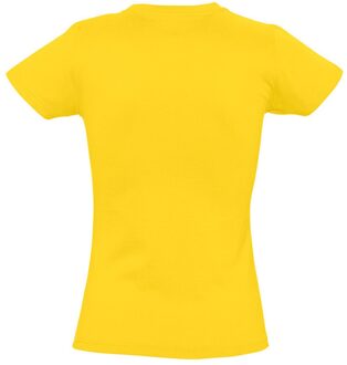 Sols Dames/dames Imperial Heavy Short Sleeve T-Shirt (Goud) - maat S Geel