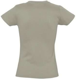 Sols Dames/dames Imperial Heavy Short Sleeve T-Shirt (Khaki) - maat L Kaki