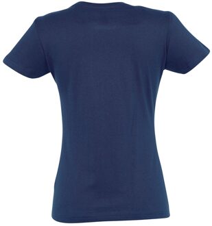 Sols Dames/dames Imperial Heavy Short Sleeve T-Shirt (Marine) Navy - 2XL