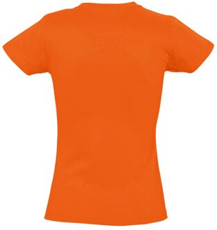 Sols Dames/dames Imperial Heavy Short Sleeve T-Shirt (Oranje) - M