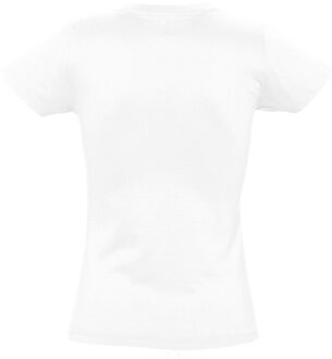 Sols Dames/dames Imperial Heavy Short Sleeve T-Shirt (Wit) - maat XL