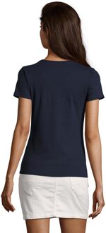 Sols Dames/Dames Imperial V Hals T-shirt (Franse marine) - maat XL Navy