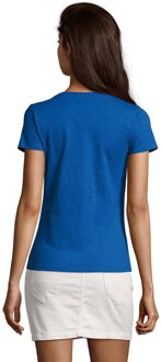 Sols Dames/Dames Imperial V Hals T-shirt (Koningsblauw) - maat S