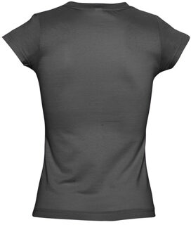 Sols Dames/dames Maan V Hals T-Shirt met korte mouwen (Donkergrijs) - maat M