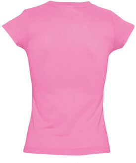 Sols Dames/dames Maan V Hals T-Shirt met korte mouwen (Orchideeënroze) - S