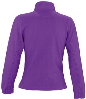 Sols Dames/dames North Full Zip Fleece Jacket (Donkerpaars) - maat M