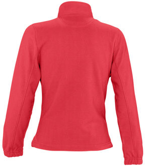 Sols Dames/dames North Full Zip Fleece Jacket (Rood) - maat