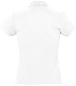 Sols Dames/dames Passion Pique Poloshirt met korte mouwen (Wit) - 2XL