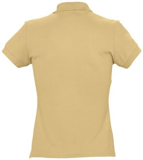Sols Dames/dames Passion Pique Poloshirt met korte mouwen (Zand)