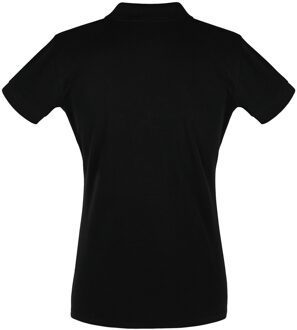 Sols Dames/dames Perfect Pique Poloshirt met korte mouwen (Zwart) - 3XL