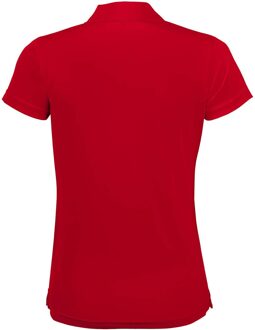 Sols Dames/dames Performer korte mouw Pique Polo Shirt (Rood)