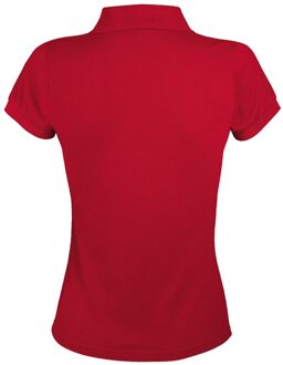 Sols Dames/dames Prime Pique Polo Shirt (Rood) - maat L