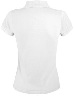 Sols Dames/dames Prime Pique Polo Shirt (Wit)