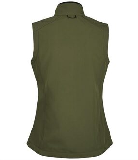 Sols Dames/dames Rallye Soft Shell Bodywarmer Jacket (Donkergroen) - maat