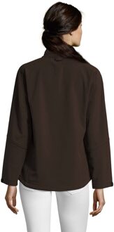 Sols Dames/dames Roxy Soft Shell Jacket (ademend, winddicht en waterbestendig) (Donkere chocolade) Chocoladebruin - 2XL